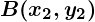 Rendered by QuickLaTeX.com \boldsymbol{B(x_2, y_2)}