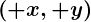 Rendered by QuickLaTeX.com \boldsymbol{(+x, +y)}