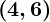 Rendered by QuickLaTeX.com \boldsymbol{(4, 6)}