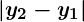 Rendered by QuickLaTeX.com \boldsymbol{|y_2 - y_1|}