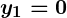 Rendered by QuickLaTeX.com \boldsymbol{y_1 = 0}