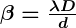 Rendered by QuickLaTeX.com \boldsymbol{\beta = \frac{\lambda D}{d}}