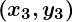 Rendered by QuickLaTeX.com \boldsymbol{(x_3, y_3)}