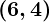 Rendered by QuickLaTeX.com \boldsymbol{(6, 4)}