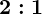 Rendered by QuickLaTeX.com \boldsymbol{2:1}