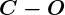 Rendered by QuickLaTeX.com \boldsymbol{C-O}