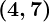Rendered by QuickLaTeX.com \boldsymbol{(4, 7)}