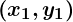 Rendered by QuickLaTeX.com \boldsymbol{(x_1, y_1)}