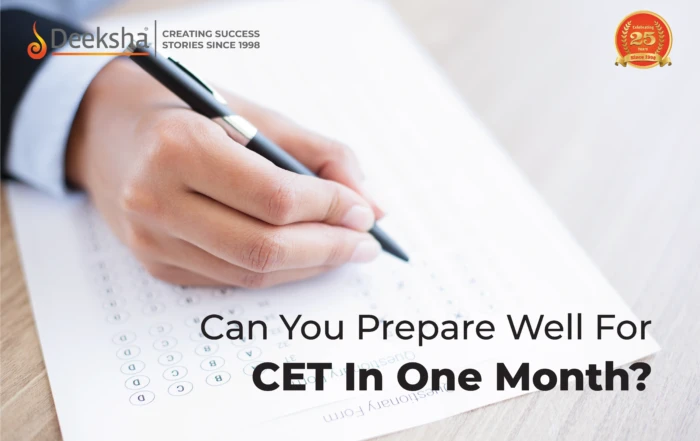 Can You Prepare Well For CET In One Month