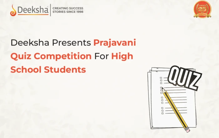 Deeksha Presents Prajavani Quiz Competition For High School Students