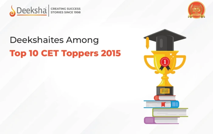 Deekshaites Among Top 10 CET Toppers 2015