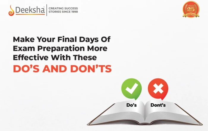 Make Your Final Days Of Exam Preparation More Effective With These Dos And Donts