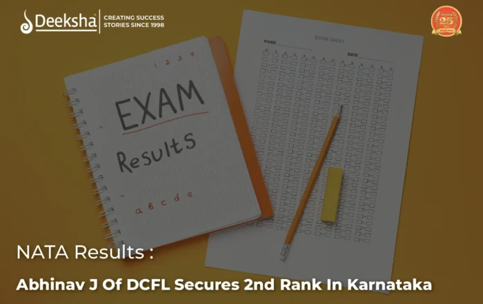 NATA Results Abhinav J Of DCFL Secures 2nd Rank In Karnataka