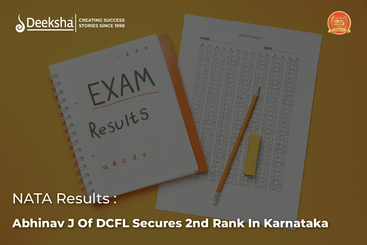 NATA Results Abhinav J Of DCFL Secures 2nd Rank In Karnataka