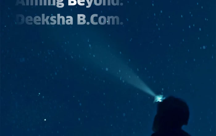 Aiming Beyond – Deeksha B.Com . Thumbnail