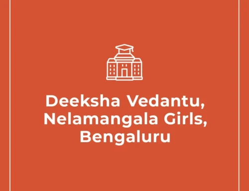 Deeksha Vedantu, Nelamanagla Girls, Bengaluru