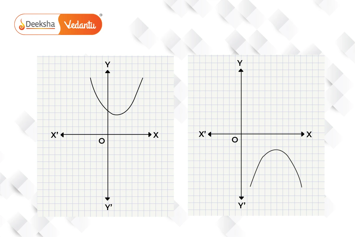 Geometrical Meaning of Zeros for a Quadratic Polynomial - No Real Zeros