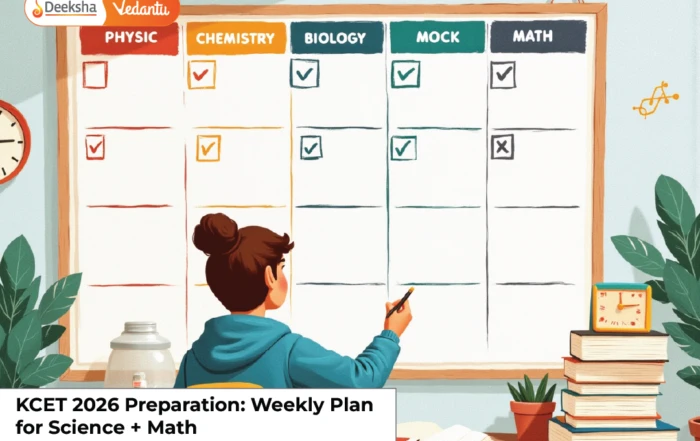 KCET 2026 Preparation: Weekly Plan for Science + Math