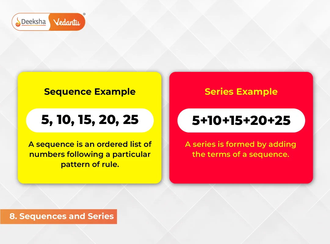8. Sequences and Series 8. Sequences and Series