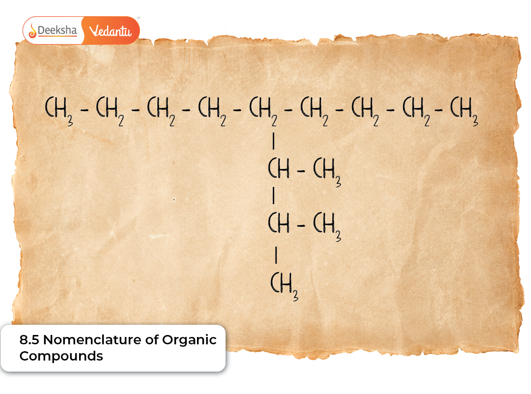 8.5 Nomenclature of Organic Compounds