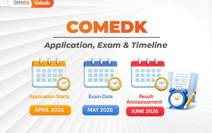 COMEDK 2026 Official Dates Out Application, Exam & Result Timeline