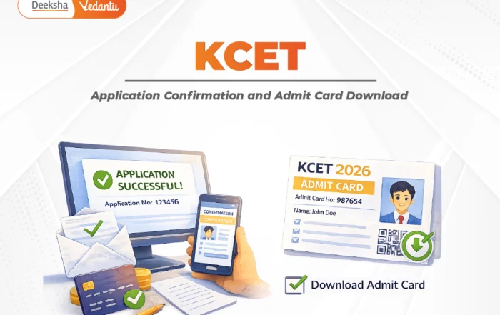 KCET 2026 Application Confirmation and Admit Card Download