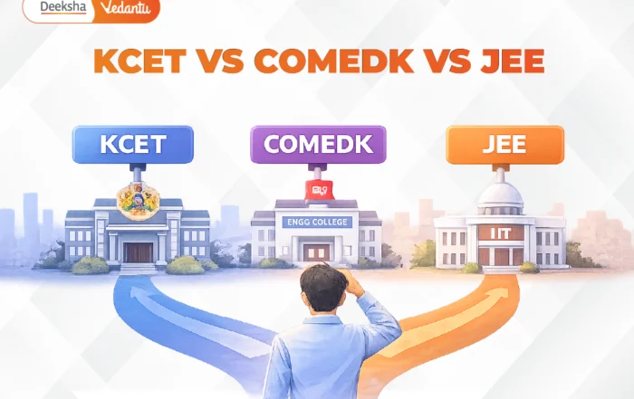KCET vs COMEDK vs JEE Which Entrance Exam Should You Focus On