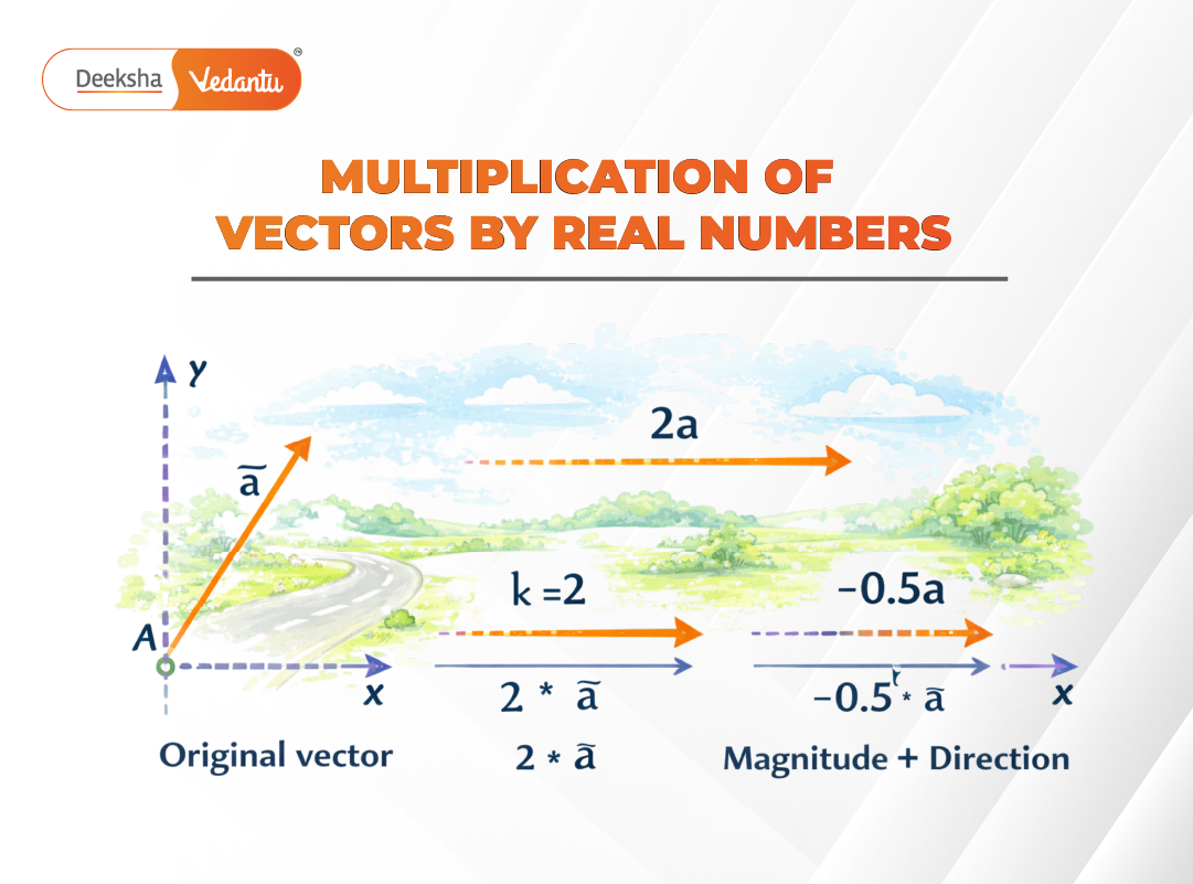 3.3 Multiplication of Vectors by Real Numbers 3.3 Multiplication of Vectors by Real Numbers