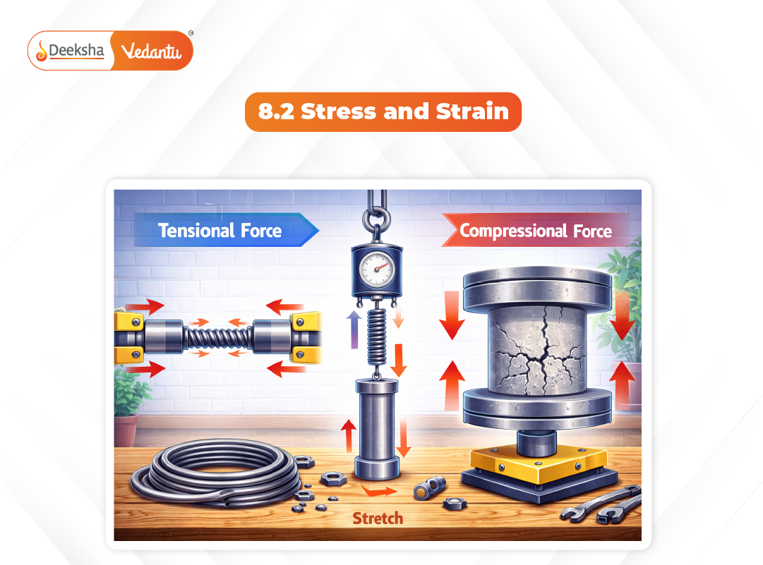 8.2 Stress and Strain 8.2 Stress and Strain
