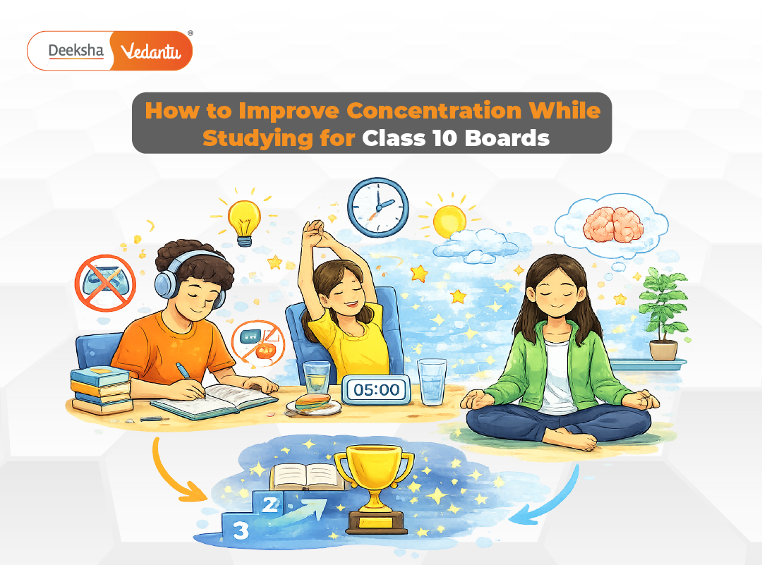 How to Improve Concentration While Studying for Class 10 Boards