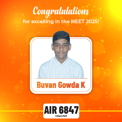 Buvan Gowda K | NEET 2025 Deeksha Vedantu Results