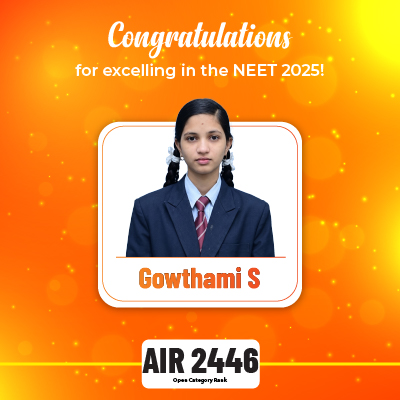 Gowthami S | NEET 2025 Deeksha Vedantu Results