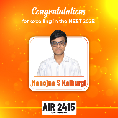 Manojna S Kalburgi | NEET 2025 Deeksha Vedantu Results