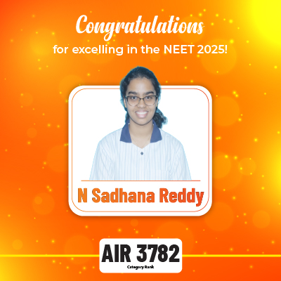 N Sadhana Reddy | NEET 2025 Deeksha Vedantu Results