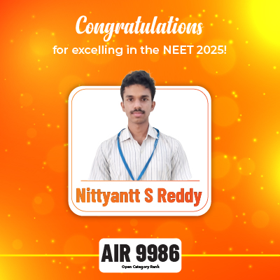 Nittyantt S Reddy | NEET 2025 Deeksha Vedantu Results