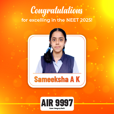 Sameeksha A K | NEET 2025 Deeksha Vedantu Results