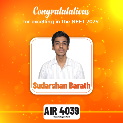 Sudarshan Barath | NEET 2025 Deeksha Vedantu Results