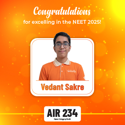 Vedant Sakre | NEET 2025 Deeksha Vedantu Results