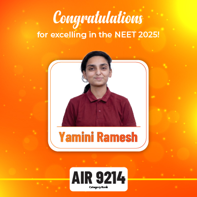 Yamini Ramesh | NEET 2025 Deeksha Vedantu Results