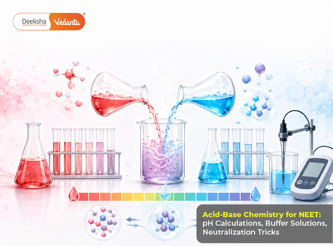 Acid-Base Chemistry for NEET pH Calculations, Buffer Solutions, Neutralization Tricks Acid-Base Chemistry for NEET pH Calculations, Buffer Solutions, Neutralization Tricks