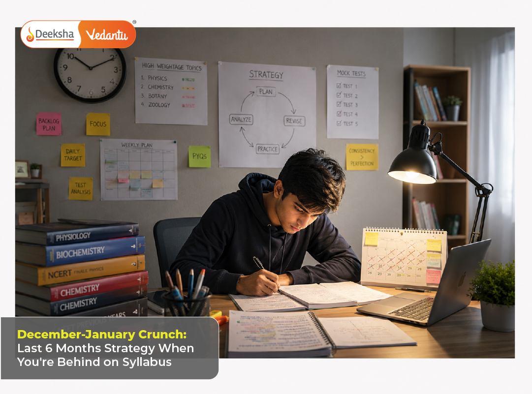 December-January Crunch: Last 6 Months NEET Strategy When You’re Behind on Syllabus