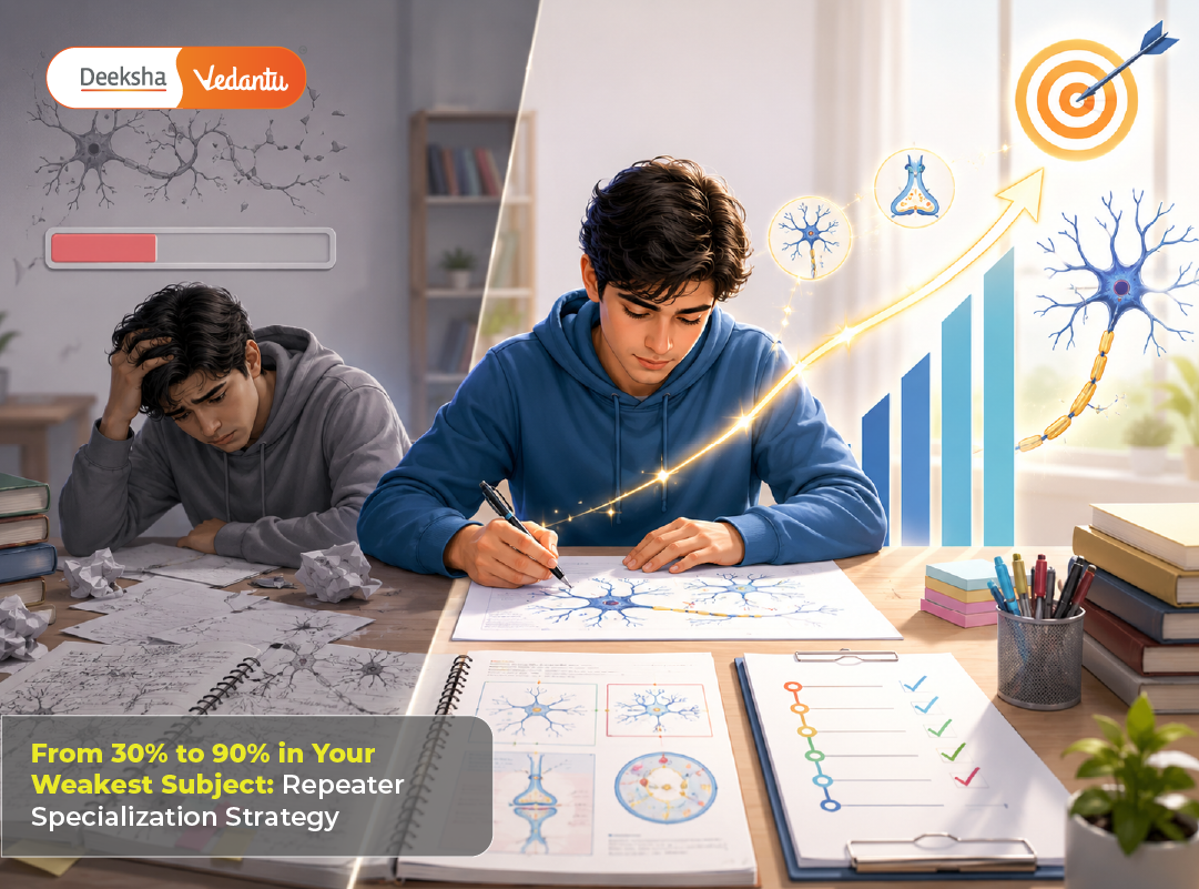 From 30% to 90% in Your Weakest Subject: Repeater Specialization Strategy