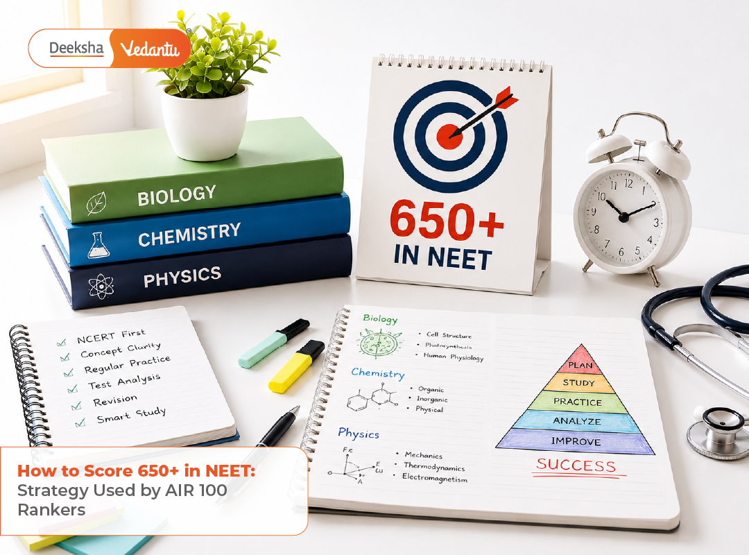 How to Score 650+ in NEET: Strategy Used by AIR 100 Rankers