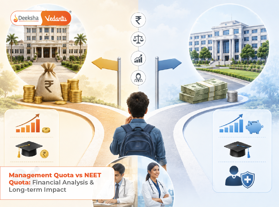 Management Quota vs NEET Quota Financial Analysis & Long-term Impact