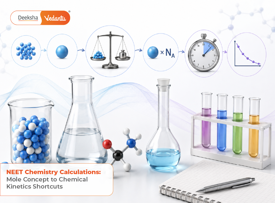 NEET Chemistry Calculations Mole Concept to Chemical Kinetics Shortcuts