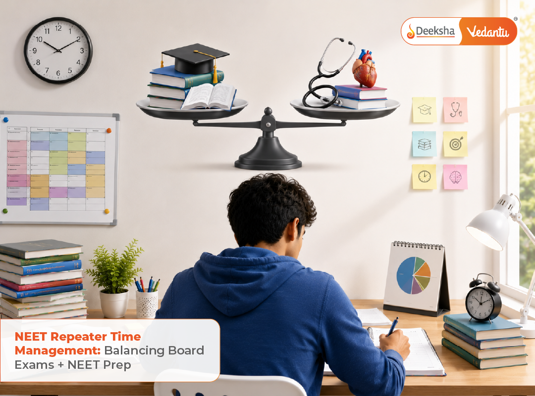 NEET Repeater Time Management Balancing Board Exams + NEET Prep