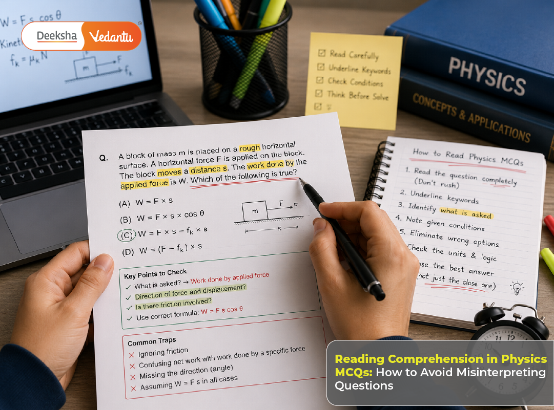 Reading Comprehension in Physics MCQs: How to Avoid Misinterpreting Questions