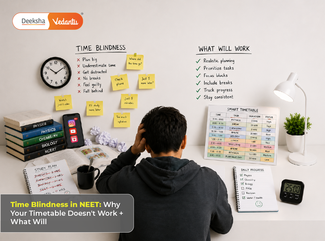 Time Blindness in NEET: Why Your Timetable Doesn’t Work + What Will