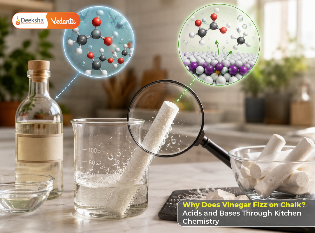 Why Does Vinegar Fizz on Chalk Acids and Bases Through Kitchen Chemistry