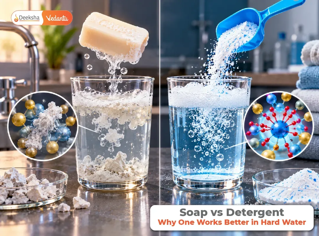 Soap vs Detergent Why One Works Better in Hard Water